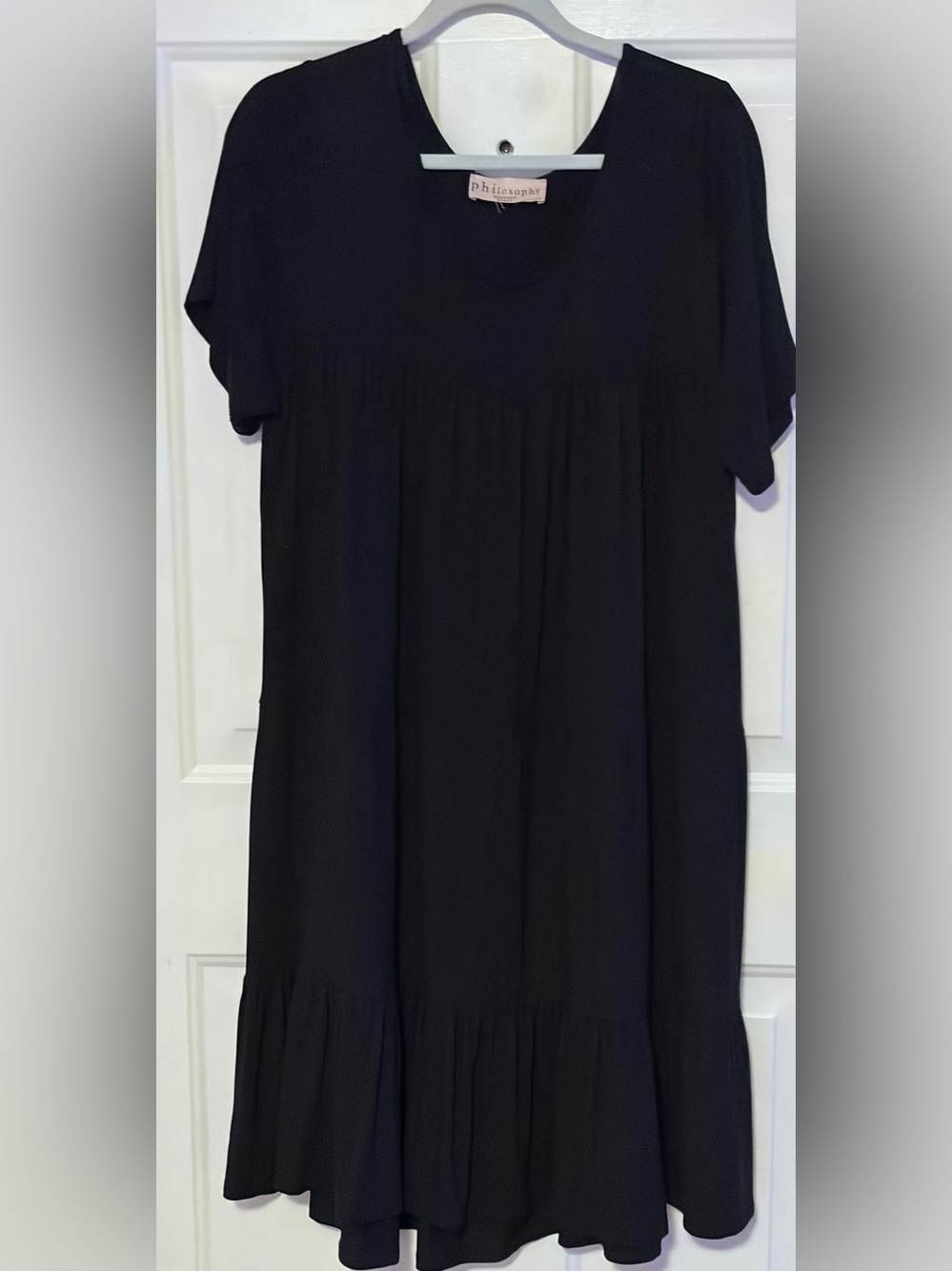 philosophy Black Maxi Dress Like New